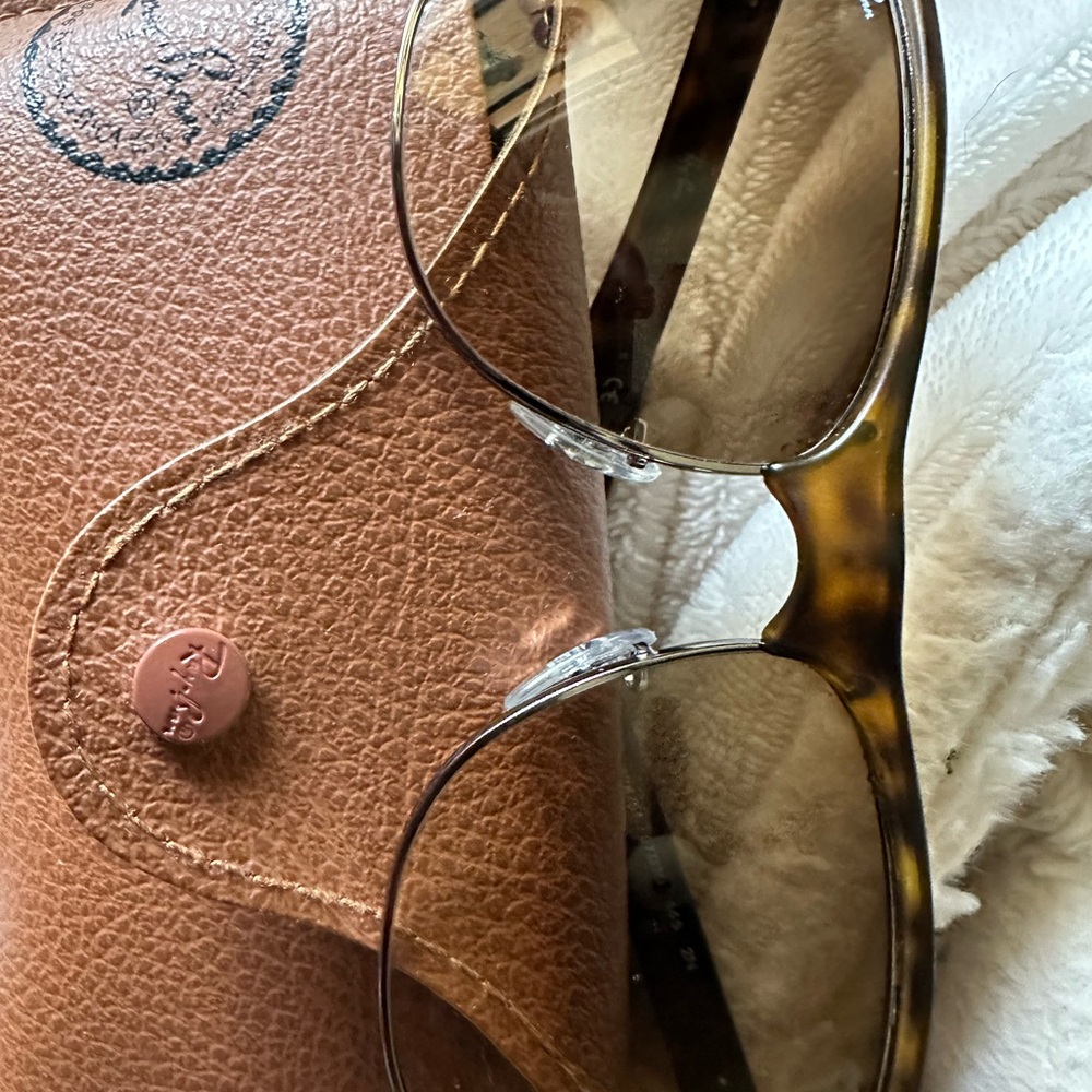 Ray-Ban Women's Tortoiseshell Sunglasses with Brown Lenses